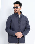 Men’s High Neck Jacket – Ash