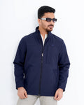 Men’s High Neck Jacket – Navy