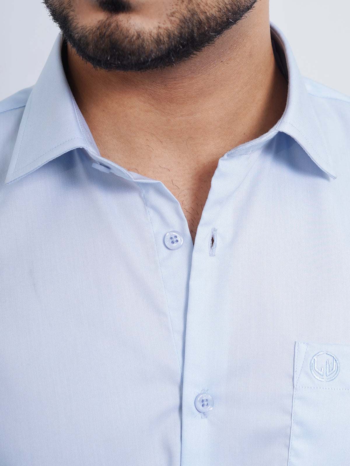 Sky Blue Formal Shirt Full